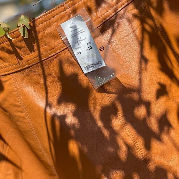 šBEBEĀ šÆāLeatherāCircleāSkaterāSkirt,āSZā10 - Picture 5 of 7